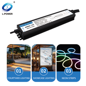 ขายดี Triac สวิตช์หรี่ไฟกันน้ำ12V24V 60W-400W สวิตช์ไดรฟ์แรงดันไฟฟ้าคงที่กลางแจ้ง IP67จ่ายไฟ - Product Image 6