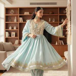 Professional Manufacturer Custom Made Women Afghan Kuchi Dresses Best Selling Traditional Afghan Kuchi Dresses for Women's - Product Image 2