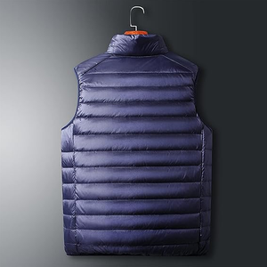 Wholesale Men’s <b>Winter</b> Fashion Vest Sleeveless Waterproof Waistcoat Anti-Static <b>Thick</b> Puffer Jacket <b>Coat</b> Streetwear Outerwear - Product Image 5