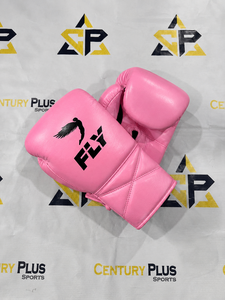 Latest Model Fly Premium Quality Lace <b>up</b> Competition Boxing Gloves for Sale High Quality Genuine Cowhide Leather Muay Thai Glove - Product Image 2