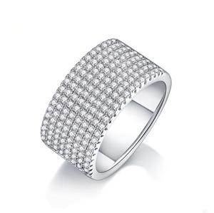 Top Selling Moissanite <b>Diamond</b> <b>Ring</b> For Women VVS Sparkle Engagement Wedding Gift Jewelry Available For Sale - Product Image 2