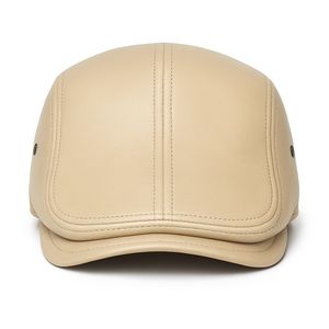Gorra de Cuero Premium para Hombre – Gorra Casual Vintage de Ocho Paneles - Product Image 2