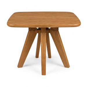 <b>Solid</b> Teak <b>Dining</b> <b>Table</b> Six Faceted Legs Scandinavian Style Eco-Friendly Home Furniture for Apartment Hotel School Villa Use - Product Image 1