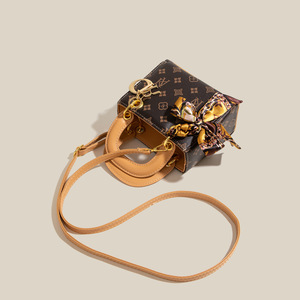 Luxury Designer Logo Crossbody Bag Vintage Letter Zipper <b>Square</b> Women Shoulder Handbag - Product Image 3