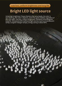 200mm 歩行者用信号機 赤緑色 カウントダウンタイマー付き 2桁 2色 スマート横断歩道 スマート交通信号 - Product Image 3