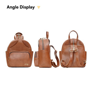 Mochila Hody de Moda de Lujo, Piel Sintética Premium, Forma Cuadrada, Cierre de Cremallera, Resistente al Agua, Uso Diario, Mochila Suave para Mujer - Product Image 4
