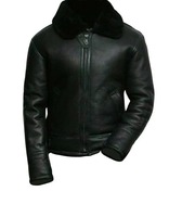 Jaket Kulit Pria Cokelat Berbulu Gaya Streetwear Kerah Bulat Musim Dingin Mewah Kualitas Premium Ukuran Besar