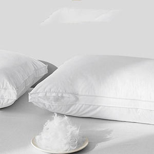 Oreillers de sommeil modernes en duvet de plumes <span class=keywords><strong>d</strong></span>'<span class=keywords><strong>oie</strong></span>, housse 100% coton, respirants et ergonomiques, lot de 2, taille King - Product Image 6