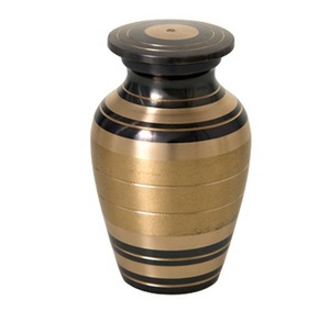 Black Brass European Style Engraved Keepsake <b>Mini</b> Urn for Pet Cremation Ashes Eco-Friendly Durable Customizable Ashes Storage - Product Image 4