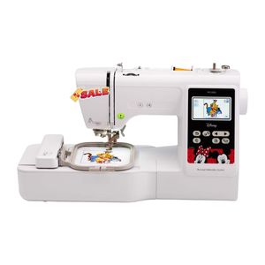 เครื่องปักผ้ารุ่น PE550D พร้อมลายปักในตัว 125 แบบ ตัวอักษร 9 แบบ และพื้นที่ปักขนาด 4" x 4" - Product Image 1