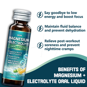 <span class=keywords><strong>Magnésium</strong></span> + Électrolytes Liquide Oral Soutien Musculaire et Nerveux Énergie Hydratation Soulagement du <span class=keywords><strong>Stress</strong></span> Récupération Bouteilles <span class=keywords><strong>de</strong></span> 50 ml Complément Alimentaire - Product Image 4