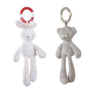 Juguete inflable para bebé, colgante para cochecito, conejo, oso, elefante, campanas de viento, colgante para cama, sonajero de tela tipo rompecabezas - Product Image 3
