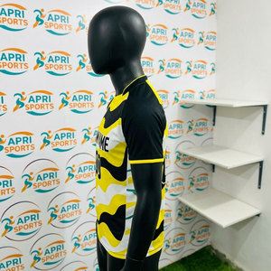เสื้อฟุตบอลผู้ชายสั่งทำพิเศษจากวัสดุทนทานสำหรับผู้ใหญ่ ชุดกีฬาคุณภาพดี ผลิตจากโพลีเอสเตอร์ 100% - Product Image 5