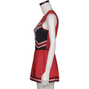 Costume de pom-pom girl pour femmes, ensemble haut et jupe RCH, uniforme de pom-pom girl pour filles, tenue de cosplay pour filles, adulte - Product Image 4