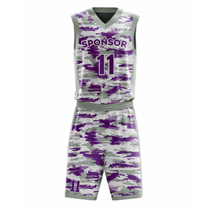 Ensemble de maillot et short de basketball haut de gamme, fabricant de vêtements de sport sur mesure OEM, usine de vêtements de basketball - Product Image 4