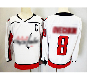 Custom Premium Men's Ice Hockey Jersey Uniform OEM Service Heat-Transfer Printed Breathable Quick Dry 100% Polyester - Product Image 2