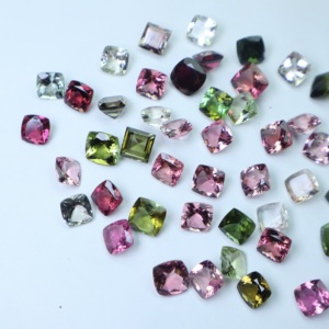 Turmalina Natural de Alta Calidad, Corte Cojín, Multicolor (Rosa, Verde), Piedras Preciosas Sueltas para Joyería, Lote al por Mayor - Product Image 2