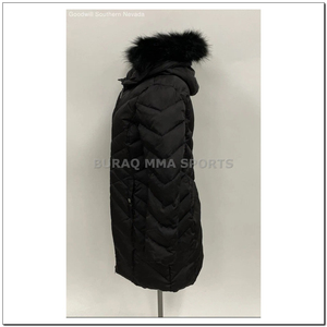 Chaqueta Acolchada Impermeable Personalizada para Mujer, Chaqueta de Invierno Acolchada de Diseño, Abrigo Acolchado de Nailon para Mujer - Product Image 4