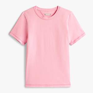 T-shirt uni personnalisé avec logo pour femmes, vente en gros, t-shirt blanc à col rond pour femmes, t-shirt d'été à manches courtes, t-shirt en coton doux et respirant - Product Image 2