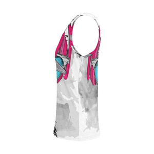 <b>Singlets</b> <b>Women's</b> Ladies Plus-size Tank Top with Sublimation Print Plus Size Summer Wholesale - Product Image 2