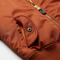 Blouson bomber long léger en toile pour homme, style grec, fermeture éclair intégrale, poches utilitaires, décontracté