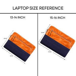 Housse pour ordinateur portable en cuir véritable, motif imprimé, personnalisable avec logo, pour voyages d'affaires, luxe - Product Image 2