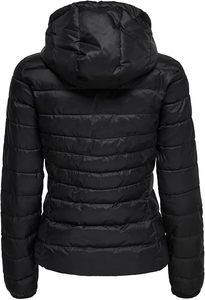 Women's Lightweight <b>Packable</b> Hooded Winter Quilted Puffer <b>Jacket</b> with Detachable Hat & Sleeves Water Resistant Polyester/Cotton - Product Image 2