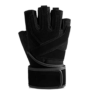 Padded Palm <b>Half</b> Finger Fitness Bodybuilding Sports Weightlifting Gloves Anti <b>Slip</b> Training Gym Workout Low MOQ - Product Image 3