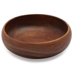 Tazón de Madera Natural para Servir, Diseño Ecológico Desechable, Apto para Lavavajillas, Acabado Liso, para Ensaladas, Sopas, Uso en Cocina y Restaurantes - Product Image 6