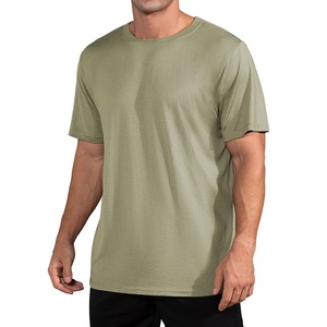 T-shirts décontractés pour hommes, grandes tailles, vierges, 100 % coton, à manches courtes, personnalisables par sublimation frontale, pour fabricants de marques sur mesure, en gros - Product Image 5