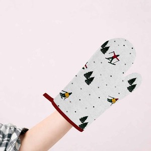 Nueva Colección de Guantes para Horno con Diseño Impreso, Guantes para Horno Navideños de Fabricante Profesional - Product Image 4