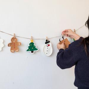 Happy Cotton Christmas Ornament set Pattern ONLY - Product Image 2