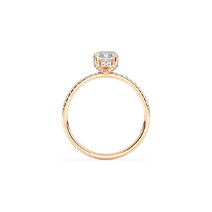REYES Hot Selling IGI Certified <b>14K</b> Solid <b>Gold</b> HPHT CVD Lab Grown Diamond Solitaire <b>Ring</b> For Women Luxury Wedding Fine Jewelry - Product Image 5