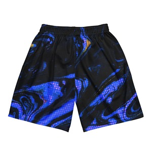 Pantalones Cortos de Béisbol para Hombre, Color Azul Medianoche, Sólidos, de Cintura Alta Elástica, 5 Pulgadas de Entrepierna, de Secado Rápido, Transpirables, Estilo Urbano - Product Image 1