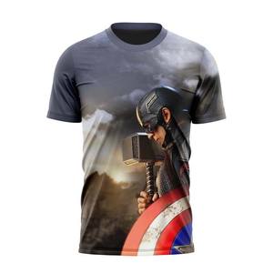 Camiseta ELIXE SPORTS para Hombre, Corte Regular, Poliéster/Algodón, Cuello Redondo, Manga Regular, Diseño Liso, Impresión Digital, Secado Rápido y Transpirable - Product Image 6