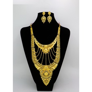 Heavy <b>Indian</b> Bridal Wedding <b>Jewellery</b> <b>Set</b> Saudi Bracelet Long Necklace Dubai Bridal Wedding <b>Jewellery</b> <b>Set</b> <b>Indian</b> Antique <b>Sets</b> - Product Image 5