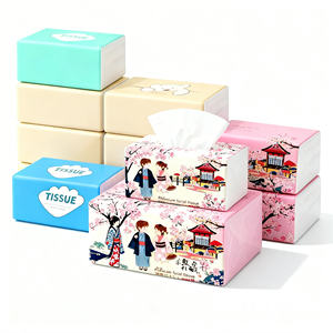 Cajas de pañuelos de papel al por mayor, material virgen, paquete a granel de pañuelos desechables para uso doméstico y comercial - Product Image 3