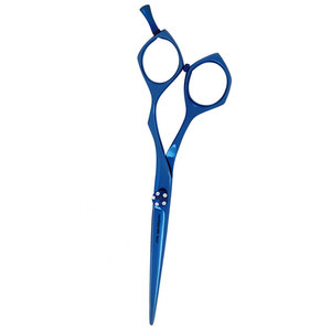 Ciseaux de coiffeur professionnels, couleur personnalisée, acier inoxydable, tranchants, pour droitiers, manche moyen, ciseaux de coupe de cheveux - Product Image 5