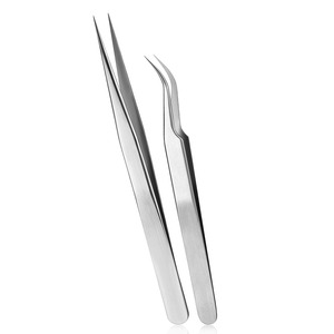 Pinzas de Belleza Profesionales para Extensión de Pestañas y Aislamiento de Pestañas, Pinzas para Extensión de Pestañas con Agarre Preciso - Product Image 6