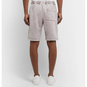 Pantalones Cortos de Mezclilla Baggy Vintage de Alta Calidad con Lavado Ácido y Efecto Desgastado por el Sol, Color Sólido, Estilo Urbano, Pantalones Cortos de Mezclilla Cargo para Hombre - Product Image 4