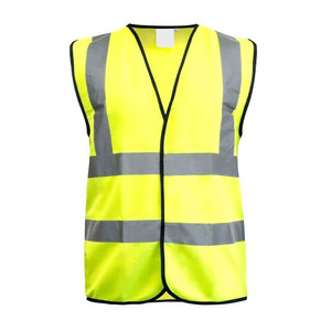 Chaleco de Seguridad de Alta Visibilidad, Resistente al Viento, de Nailon y Poliéster, Personalizable, Ropa de Trabajo para Hombre, Precio de Fábrica al por Mayor - Product Image 1