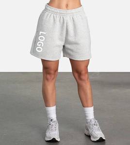 2024 Custom High Quality Women's Fitness Workout Breathable Shorts Customized Casual Acid Wash Women Jogger Sport Shorts - Product Image 1