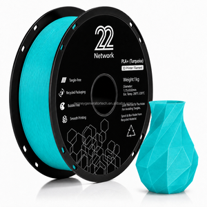 Filamento PLA+ Turquesa 22Network al por Mayor, Bobina de 1KG, 1.75mm, Filamento para Impresora 3D Industrial, Alta Velocidad 300mm/s, OEM ODM - Product Image 1