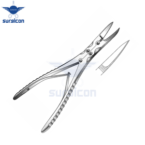 Ciseaux nasaux Obwegeser, longueur 21 cm / 8-1/4 pouces, ciseaux chirurgicaux dentelés pour une coupe précise du pont nasal - Product Image 5