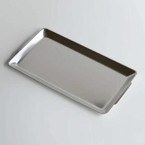 Food Grade Metal Decorative Trays Unique Border Design Serving Tray Restaurant Cafe Use <b>Mirror</b> Polish Silver Tray Custom Sizes - Product Image 4