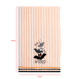 Serviettes de cuisine écologiques 100% coton avec un magnifique design brodé, séchage rapide, à prix avantageux - Product Image 6