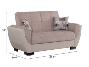 Modern Luxury PU Leather Chesterfield <b>Sofa</b> Set Minimalist 4 Seater Tufted Back Coffee <b>Side</b> <b>Table</b> Contemporary Living Room - Product Image 4