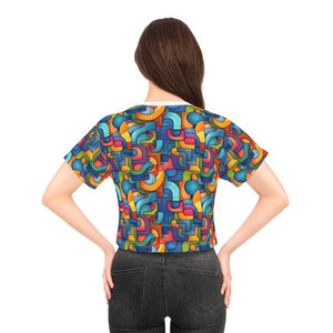 Camisetas Cortas de Mujer en Algodón/Fibra de Bambú, Colores Atractivos, Nueva Colección, Camisetas Cortas de Mujer con Serigrafía - Product Image 4