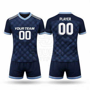 ชุดทีมแบบขายส่งพร้อมบริการพิมพ์โลโก้ส่วนตัว ผลิตจากโรงงาน ระบายอากาศได้ดี - Product Image 1