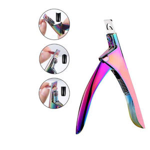 Cortauñas Profesional de Acero Inoxidable y Acrílico para Uñas de los Dedos con Apertura de Mandíbula Ancha - Product Image 2